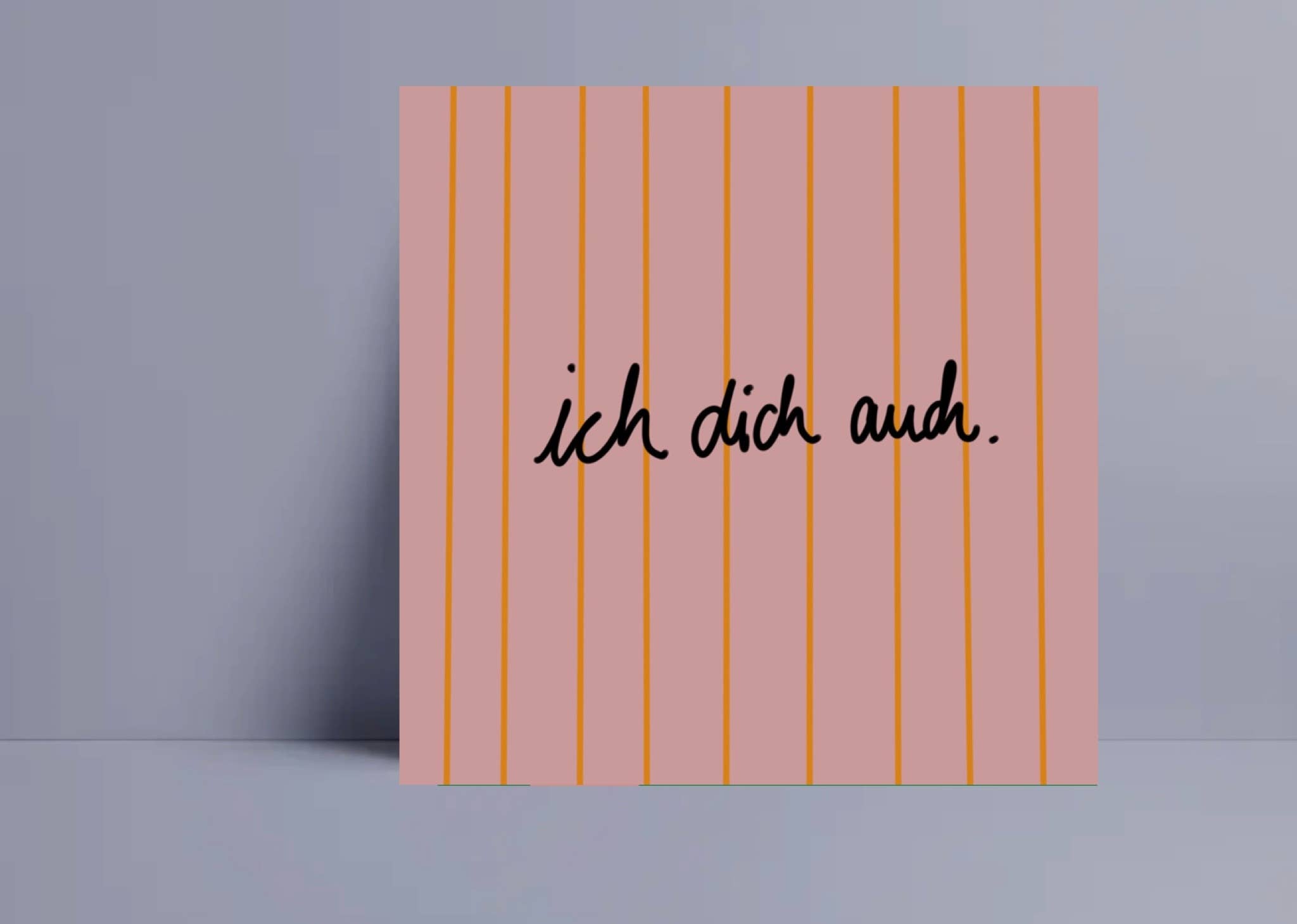 Ute Arnold / Hej.Ibiza – wholesale Postcard – * I you too   *  Postcard1