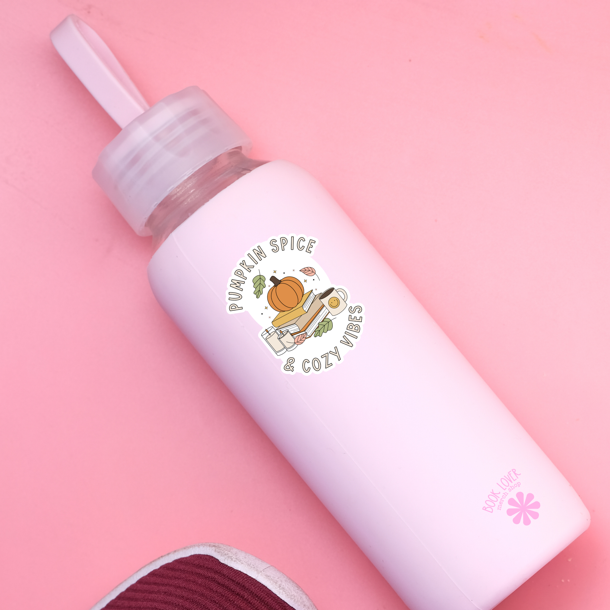 Book Lover Merch Shop - Wholesale Sticker - Pumpkin Spice and Cozy Vibes Stickers / Bookish Stickers2