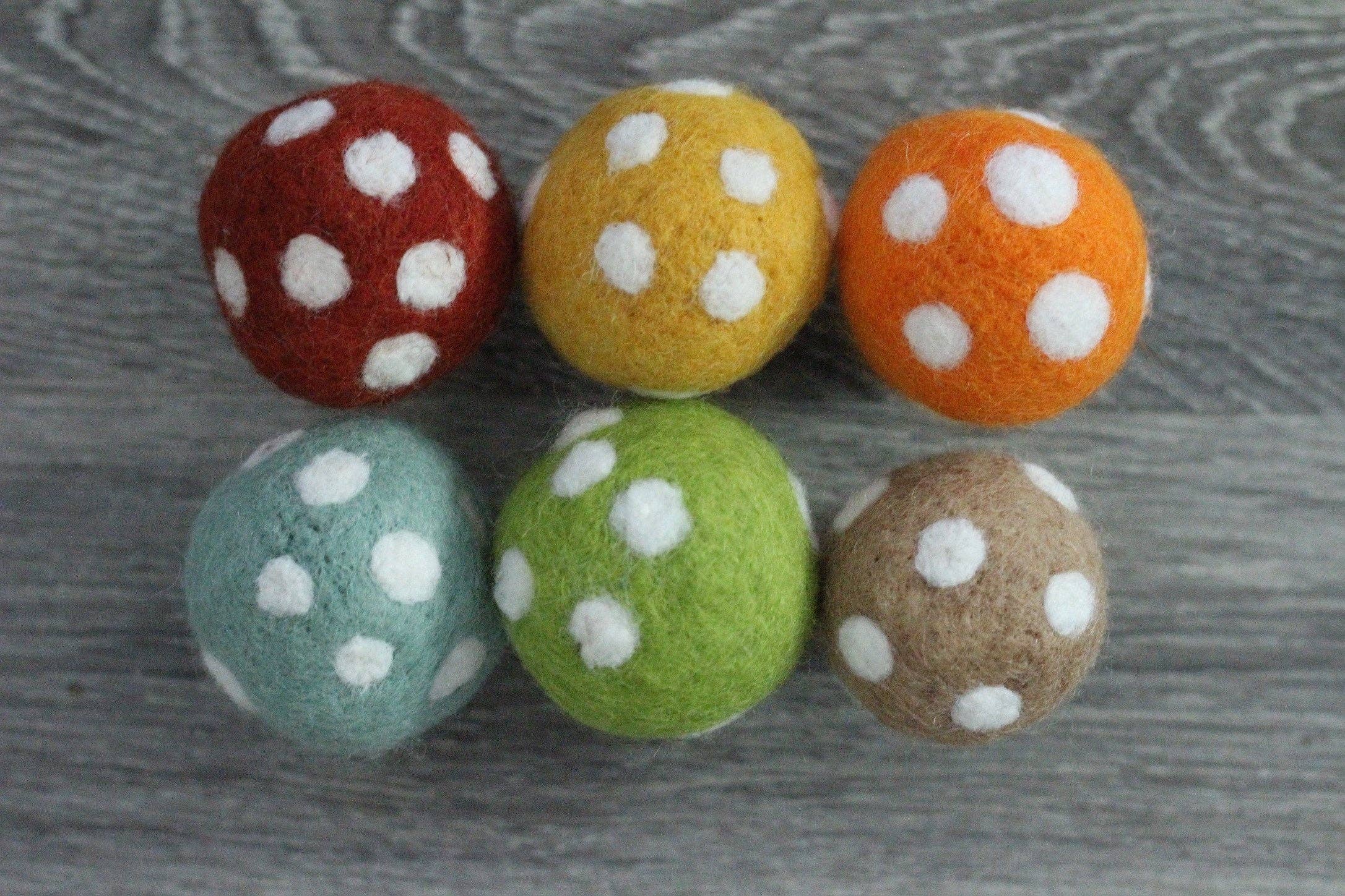 Sheep Farm Felt - Wholesale Decorative Tabletop Object - Woodland Mushrooms | Set of 64