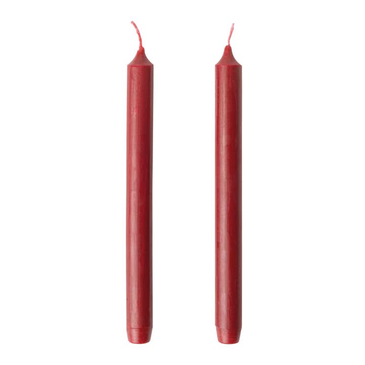 Lykke&You – wholesale Avsmalnande ljus – Stavljus "Bourgogne" - 2-pack