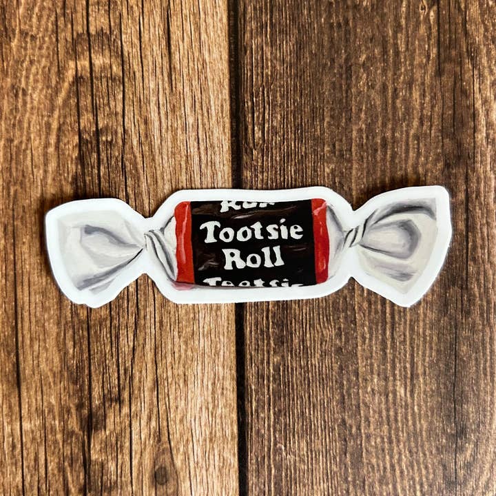 Tootsie Roll - Die Cut Aufkleber für den Großhandel von Anna Stark Art
