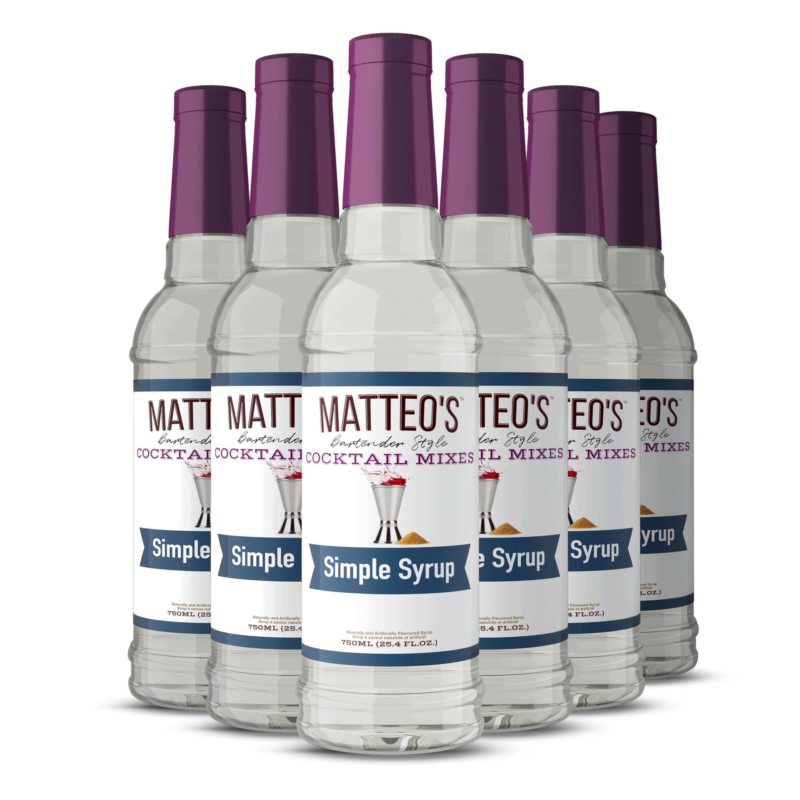 Matteo's - Wholesale Cocktail Mix/Syrup - Matteo's Cocktail Mixes - Simple Syrup - Delicious Cocktail Mixers, Premium Bartender Style Cocktails7