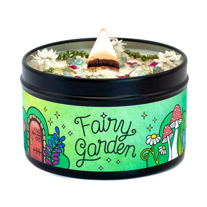 Fairy Garden Soy Candle - Lemongrass + Ylang Ylang for wholesale by Rachel Beyer