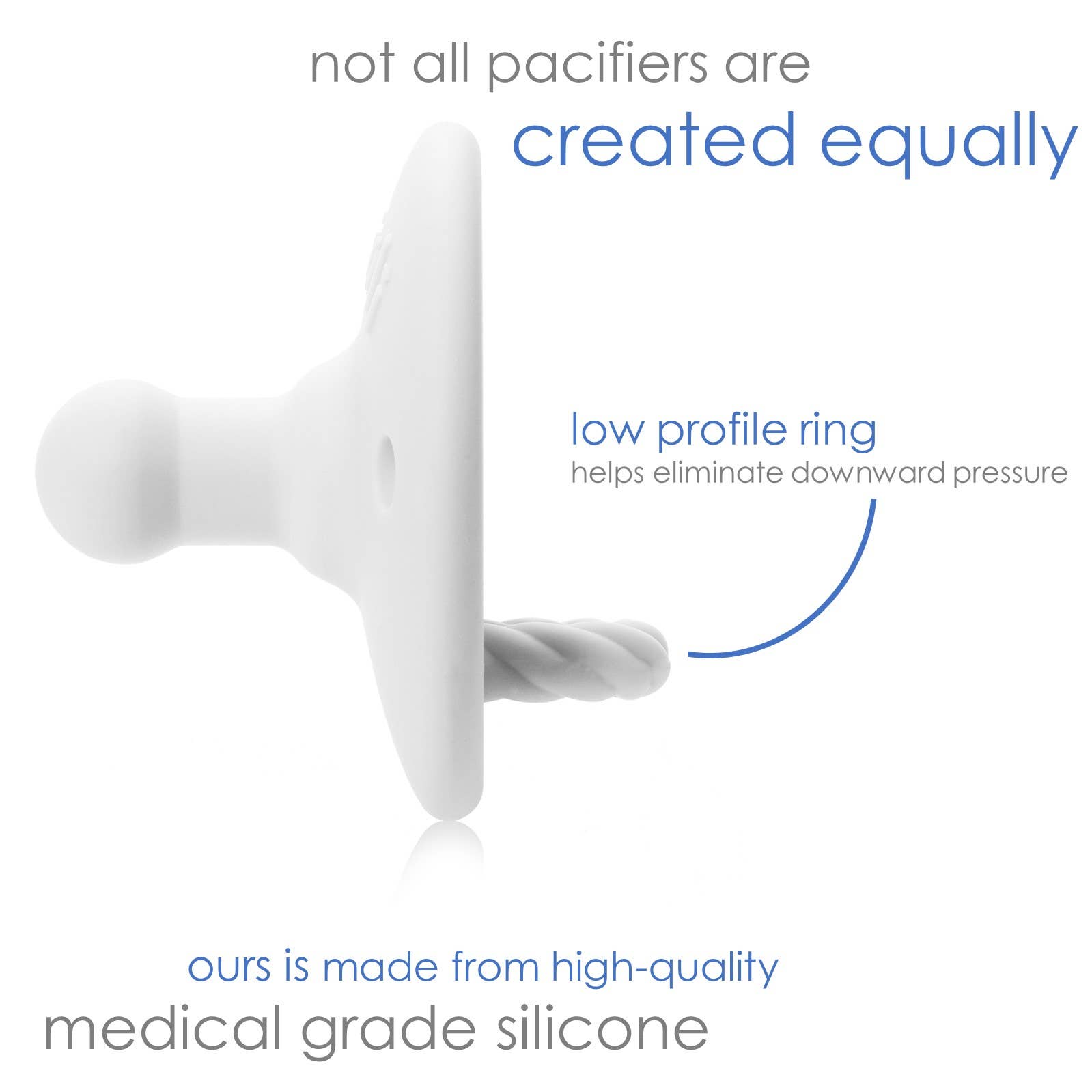 Ali+Oli - Wholesale Pacifier - Baby - Pacifier Set Round (Grey & Sage)3