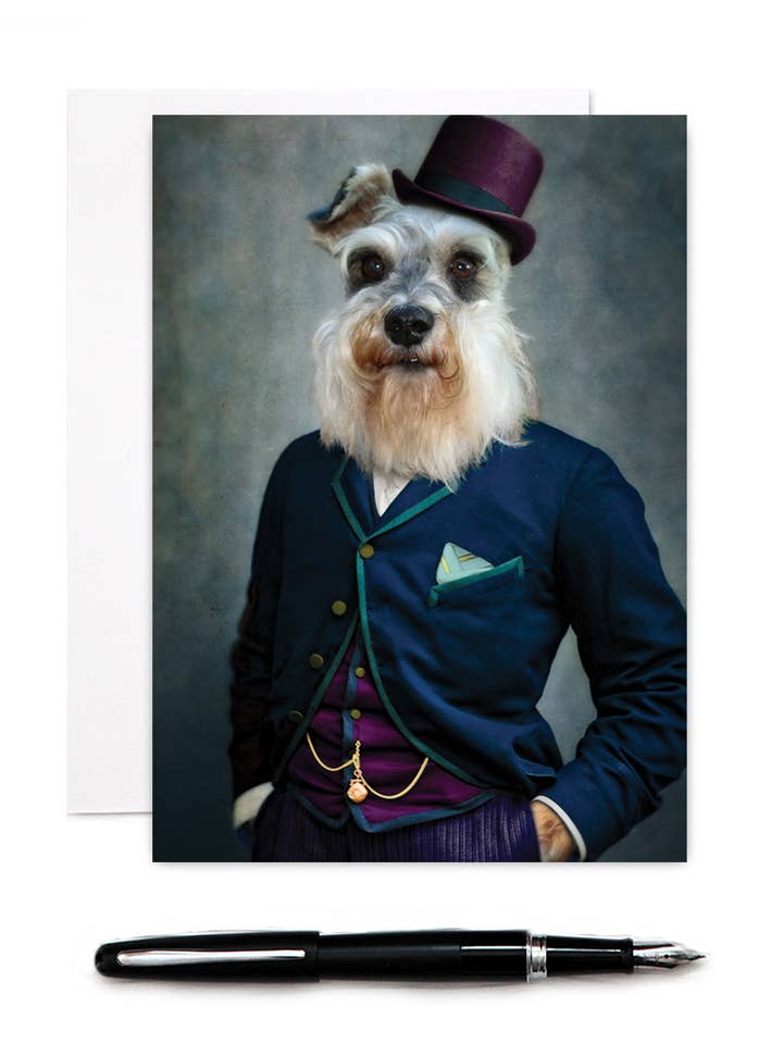 Gentleman Mario - Greeting Card for wholesale by The Lonely Pixel