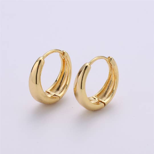 Aim Eternal - Wholesale Huggie Earrings - Simple Huggie Hoop Earring P033, P036, P038, P249