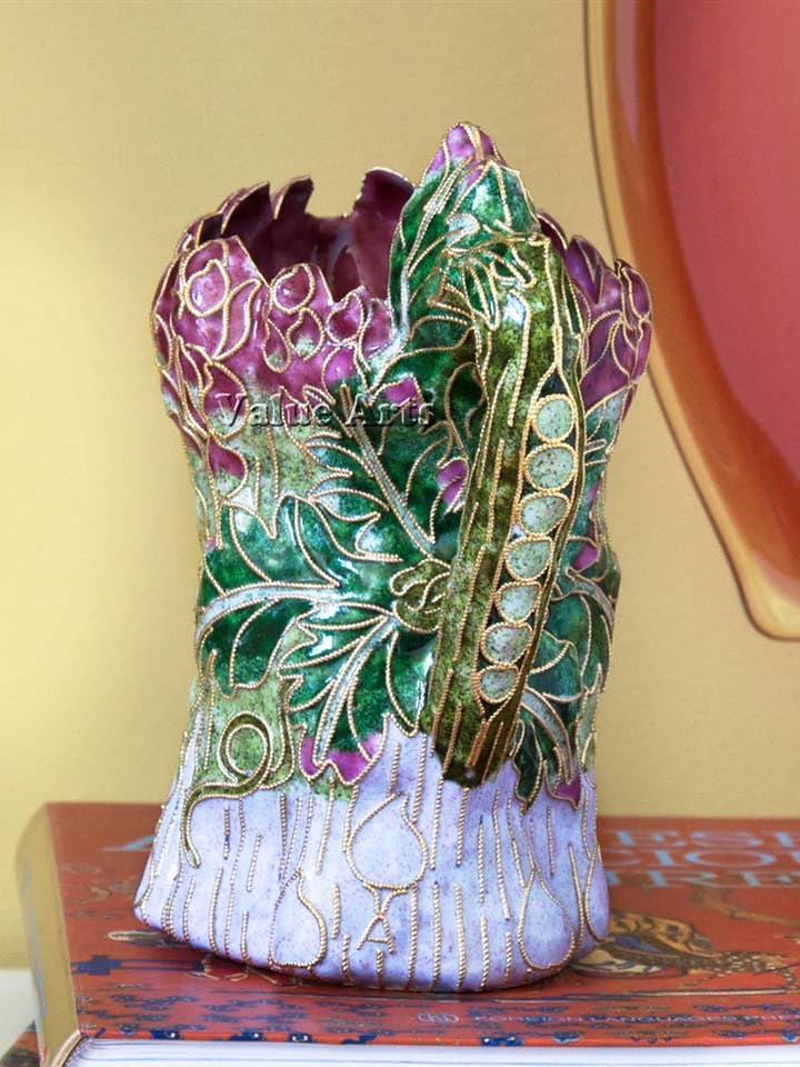Cloisonné Asparges Kande for engroshandel hos Value Arts