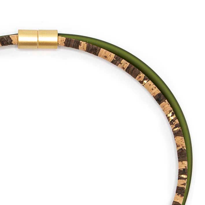 Catena, 2 fili, sughero/gomma, militare per la vendita all'ingrosso da parte di FATES, style with a story