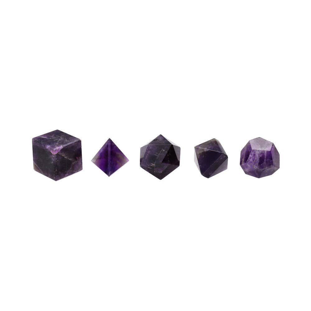 Vives de la Cortada S.L - Wholesale Spiritual Stone/Crystal - Platonic shapes set in amethyst