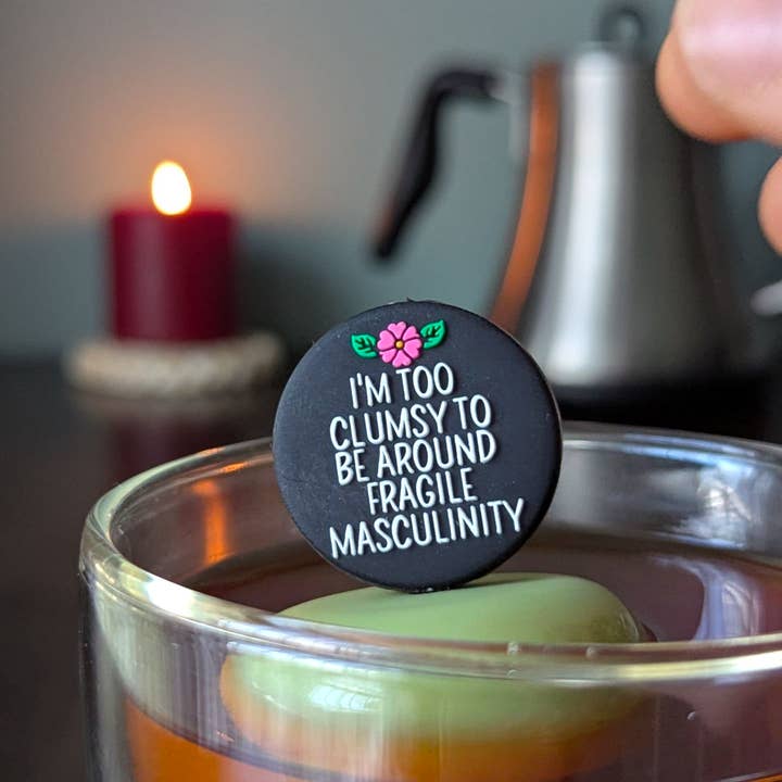 Float2infuse Tea Infuser - Wholesale Tea Strainer/Infuser - Too Clumsy | Floating Tea Steeper | Green Base | Black1