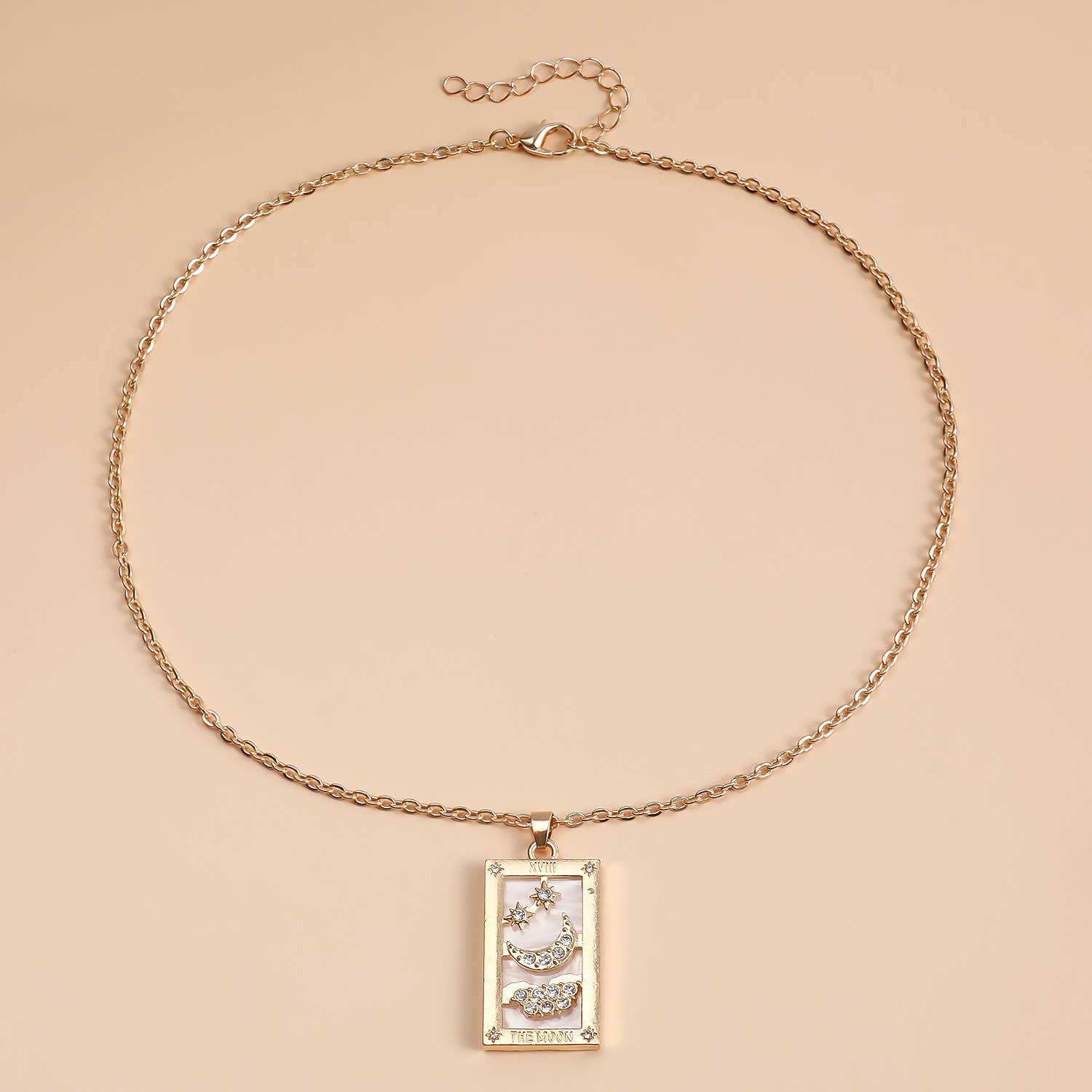 Gemscape UK - Wholesale Pendant/Charm Necklace - Tarot Design Necklace with Crystal - Chic Trendy Jewellery26