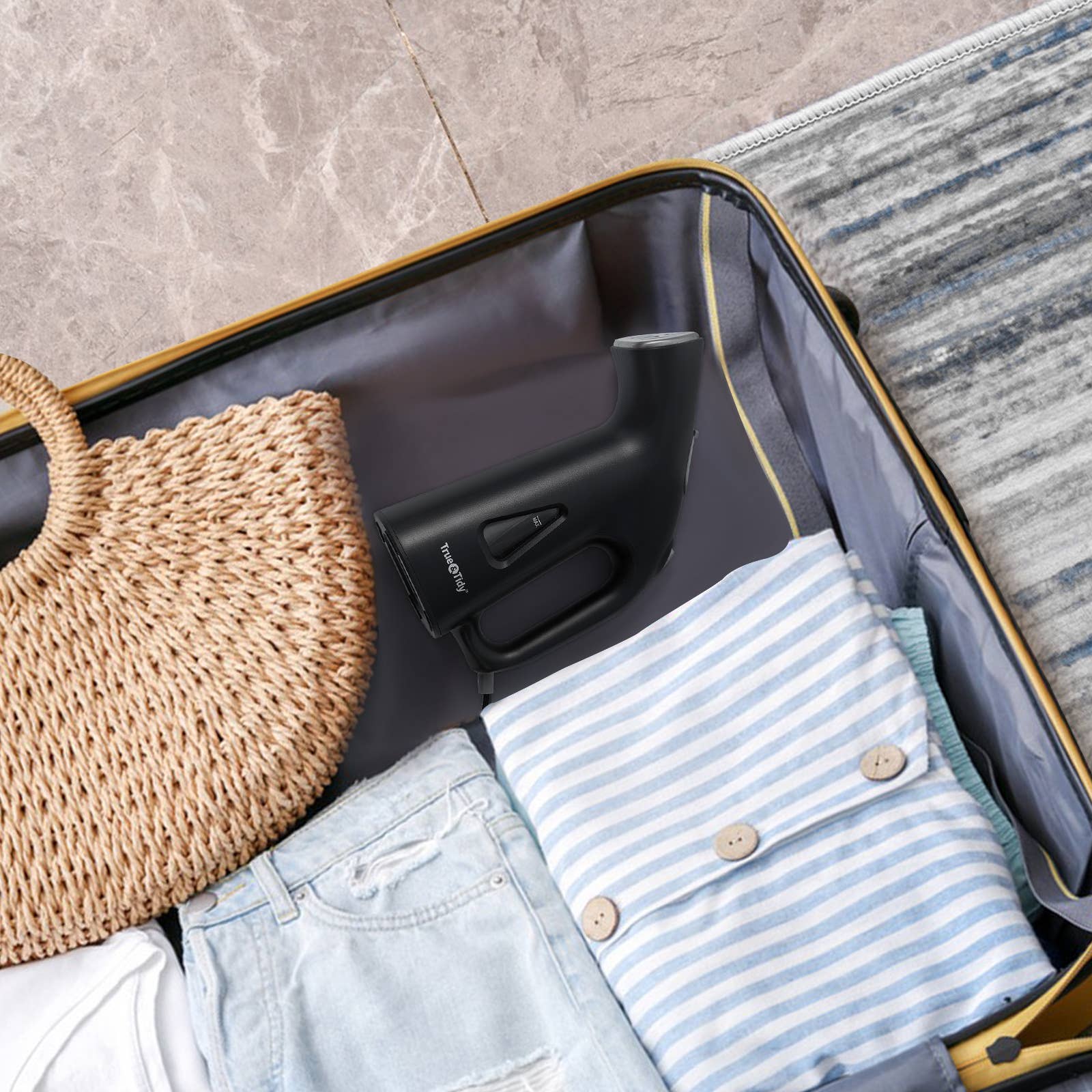 True & Tidy - Vente Défroisseur à vapeur pour vêtements - Défroisseur à vapeur portable True & Tidy18