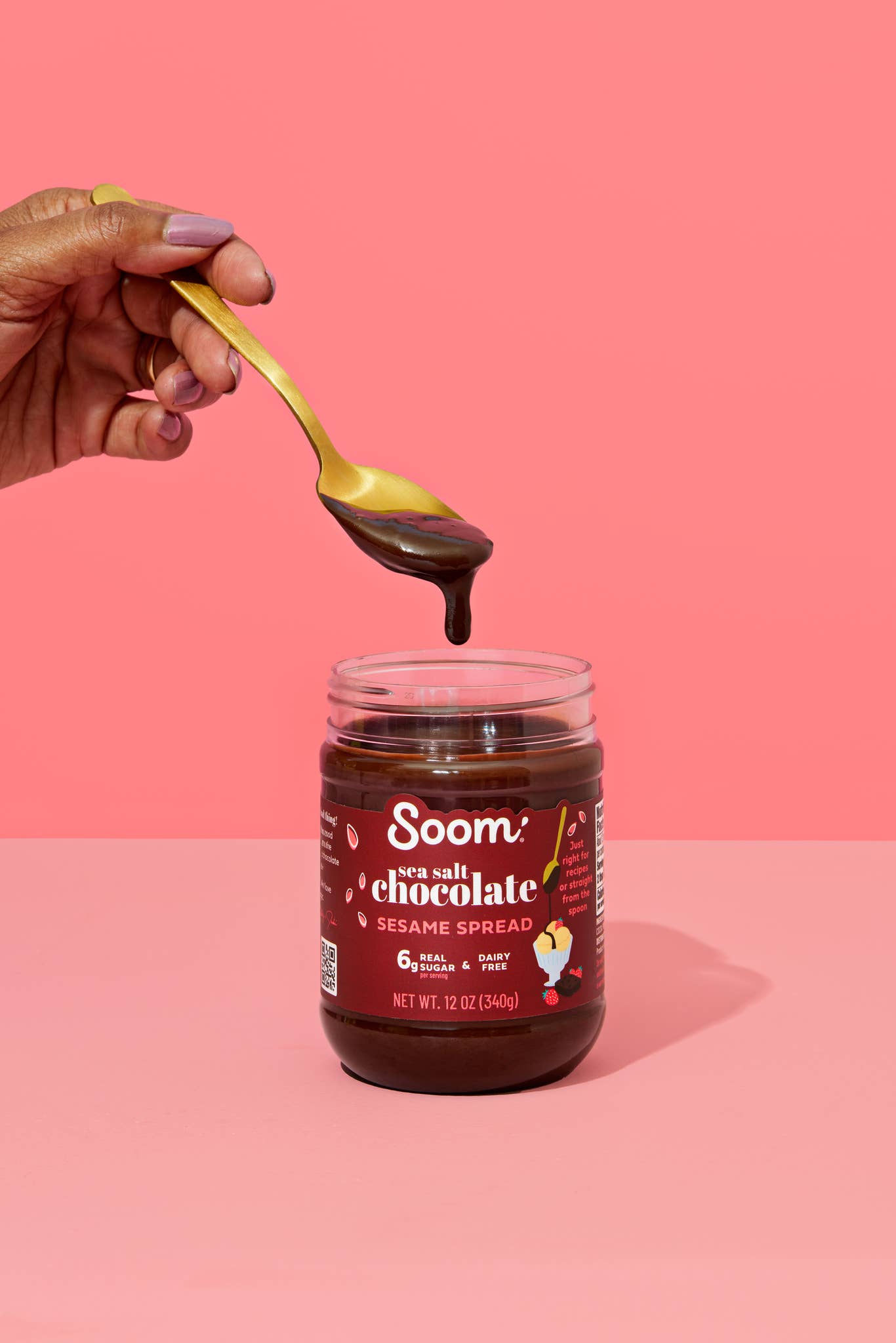 Soom Foods - Wholesale Nut Butter - Chocolate Sea Salt Sesame Spread 5