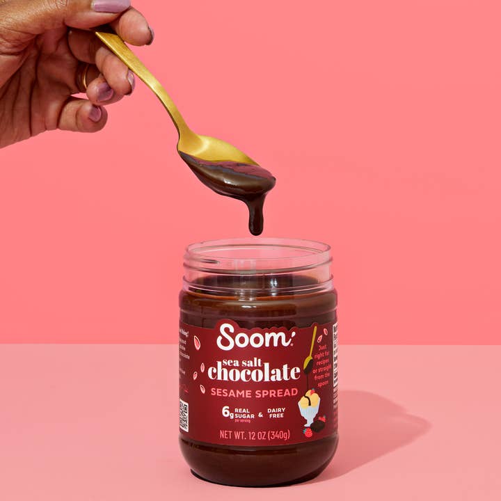 Soom Foods - Wholesale Nut Butter - Chocolate Sea Salt Sesame Spread 5