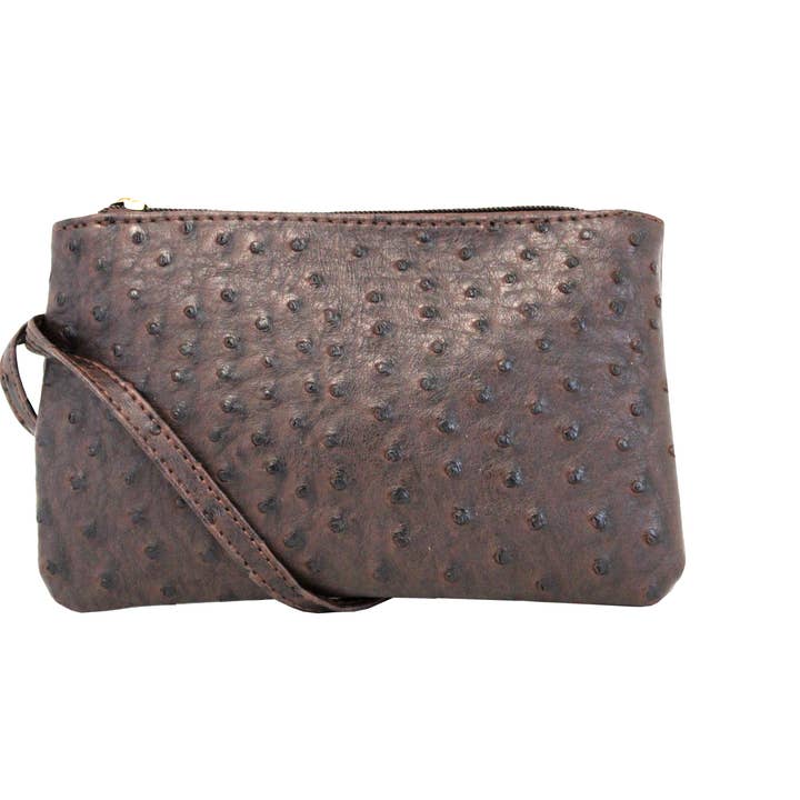 22 Tote - Wholesale Wristlet - Vibrant Ostrich Wristlet4