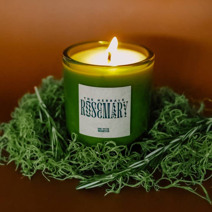Soy Much Brighter Candle Co. - Wholesale Jar/Filled Candle - Rosemary // The Herbals Collection // Large