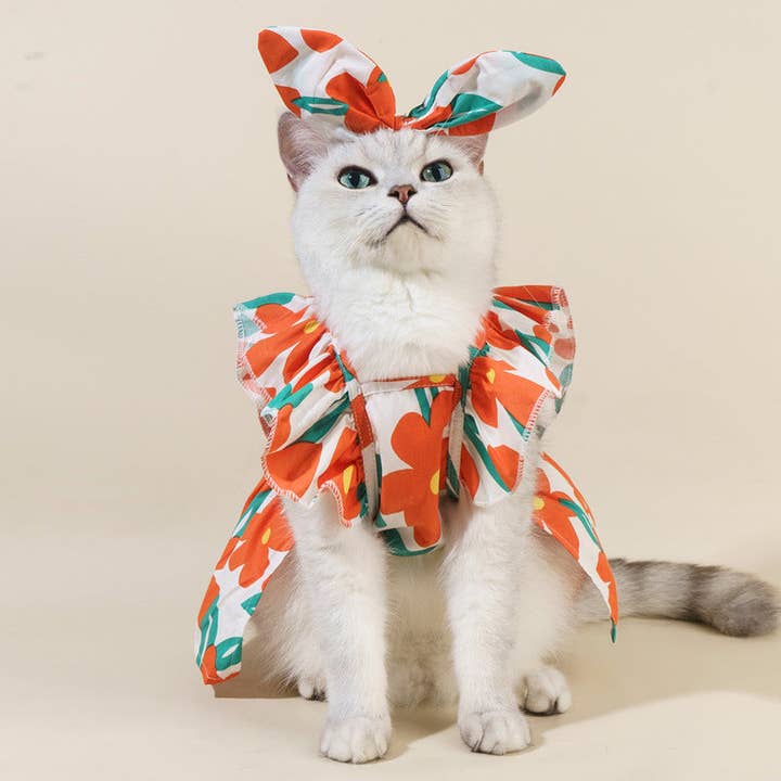 Ozzie - Floral Cat Dress for wholesale by Cheerhunting