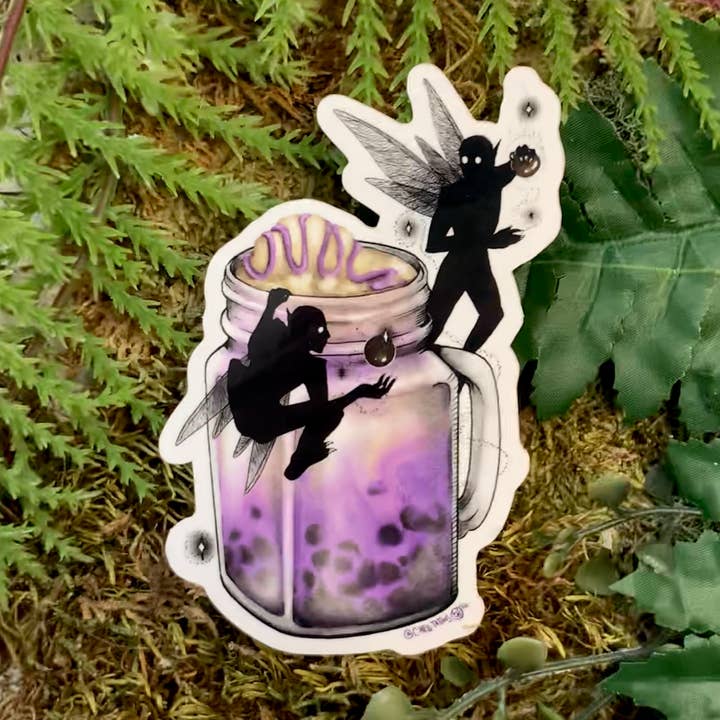 𝙱𝚘𝚋𝚊 𝙱𝚞𝚋𝚋𝚕𝚎 𝚃𝚎𝚊 𝙵𝚊𝚎𝚛𝚢 𝚂𝚝𝚒𝚌𝚔𝚎𝚛 for wholesale by Fae Café