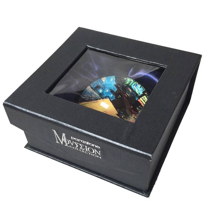 Museum Wholesale Inc - Wholesale Paper Weight - Cafe Terrace At Night Glass Dome Desktop Paperweight by Van Gogh 3W