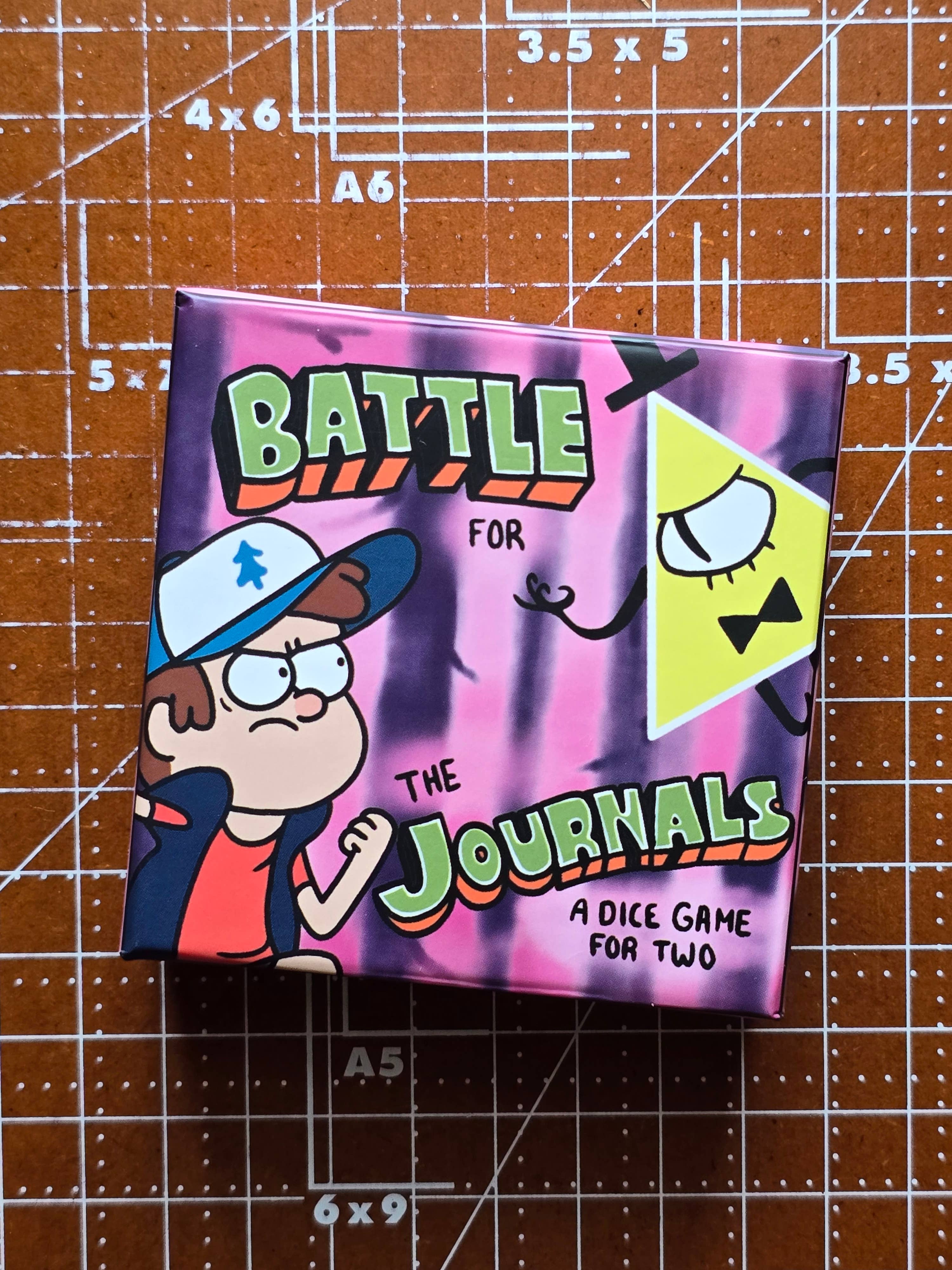 Quarter Press - Wholesale Board Game - Battle for the Journals : A Dice Game for Two 1