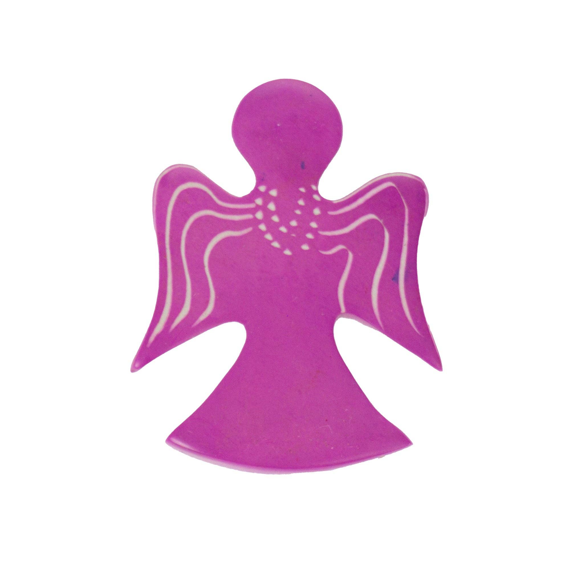 Global Crafts - Vente Figurine décorative - Paquet de 10 - Palm Angels colorés en stéatite12