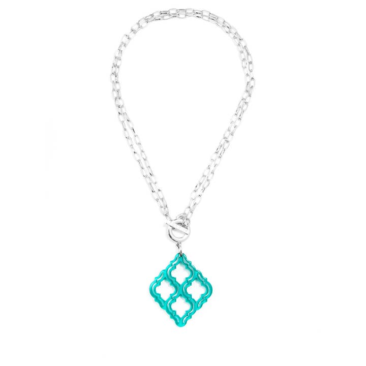 ZENZII Jewelry - Wholesale Pendant/Charm Necklace - Lattice Pendant Necklace28