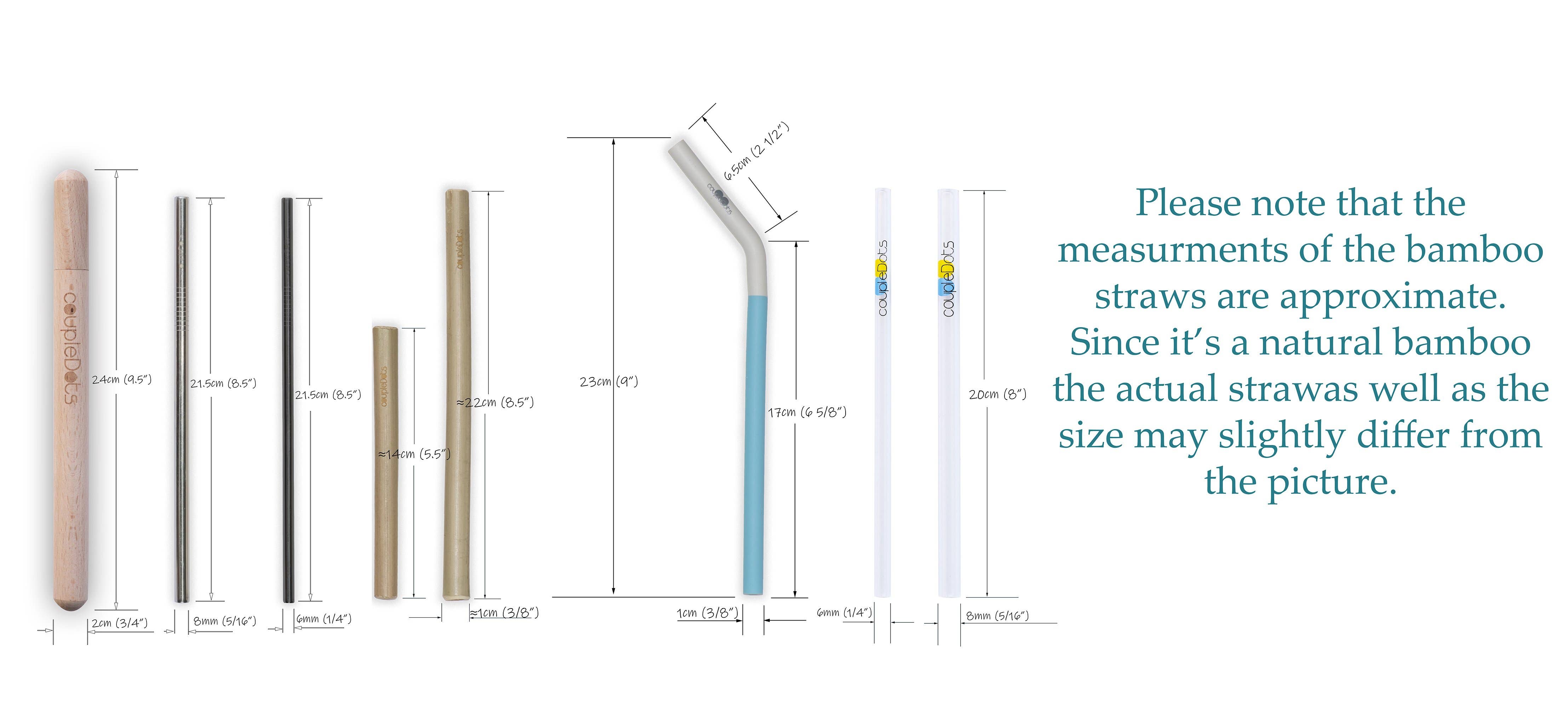 GreenWave - Wholesale Drinking Straw - coupledots reusable straw starter pack (mixed set)2