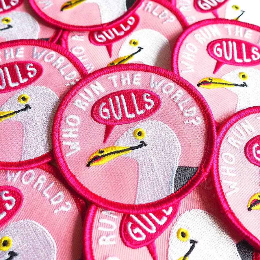 hello DODO - Wholesale Patch - Who Run The World Gulls Iron On Patch1