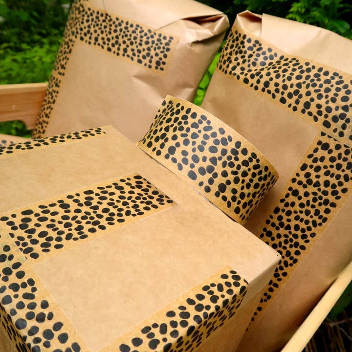 Cascayde - Wholesale Tape - Animal Print Paper Tape 48mm - Eco Friendly Packaging Tape