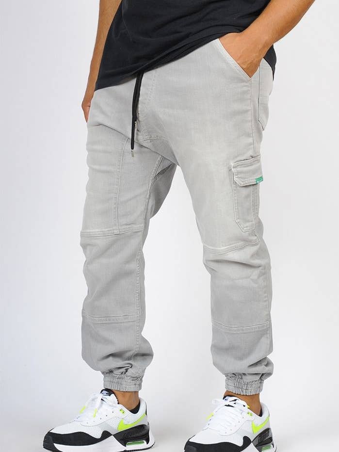 Sarouel Jean's Sayf Light Grey Denim for wholesale by SAYF