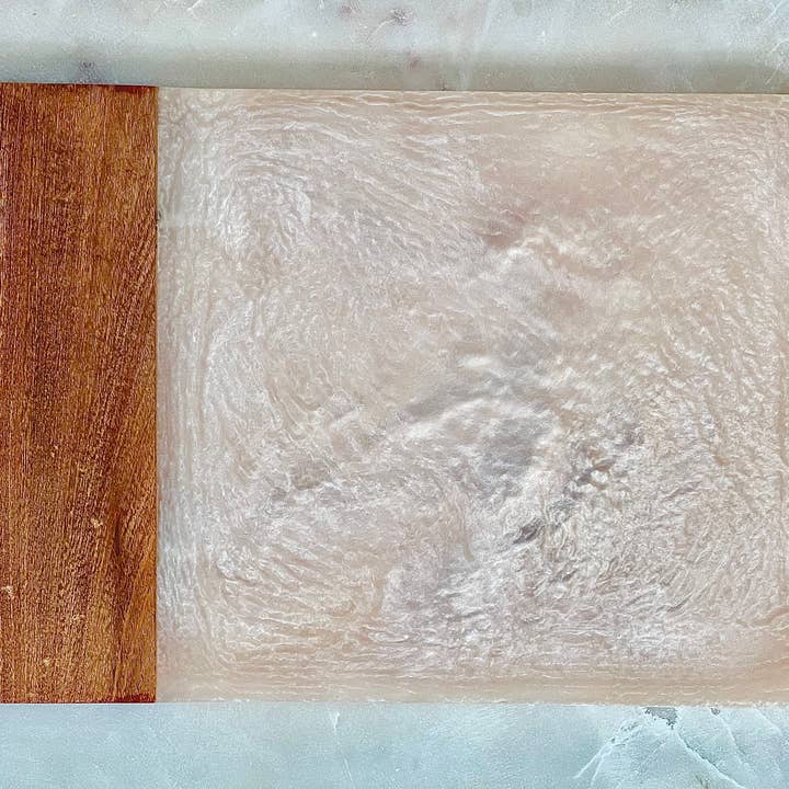 Tiramisu - Vente Plateaux à fromage - Planche à fromage en résine et bois ivoire3