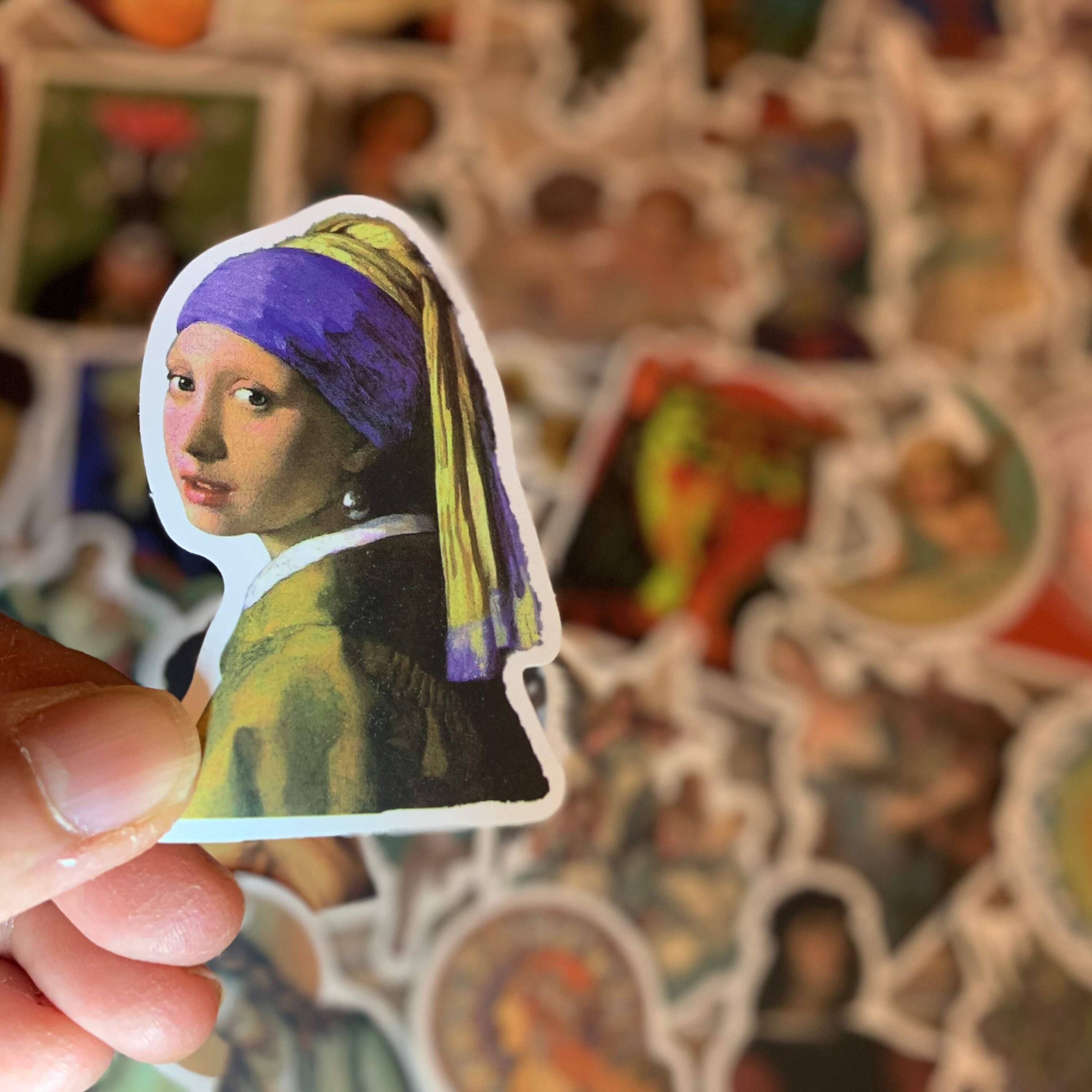 Magnifique Hearts - Wholesale Sticker - Random Art Stickers Pack, Stickers Of Famous Paintings - Van2