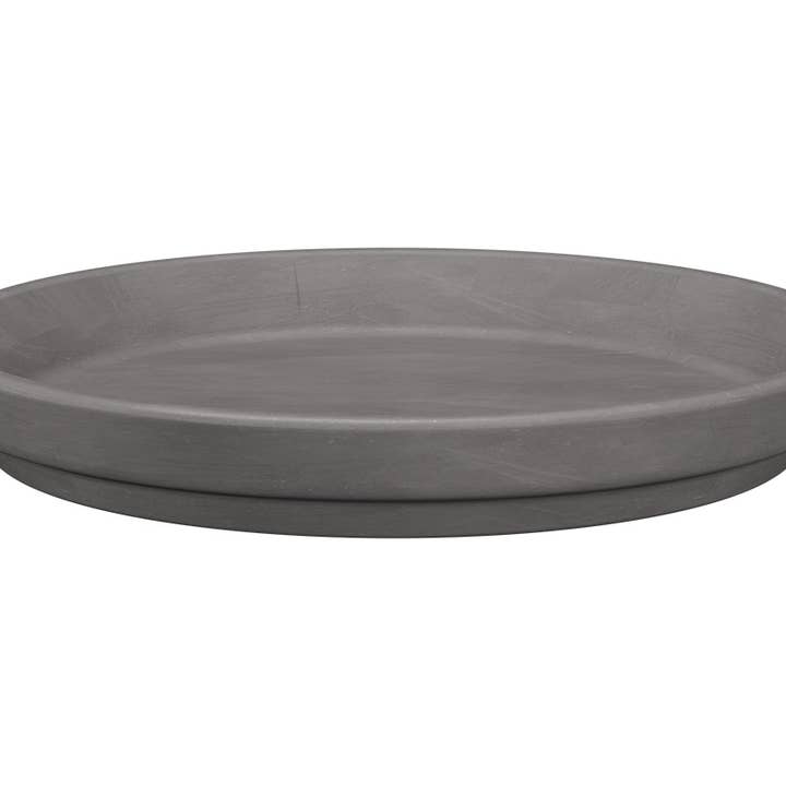 Round Saucer, Volcano, 9" for wholesale by Pacific Home & Garden