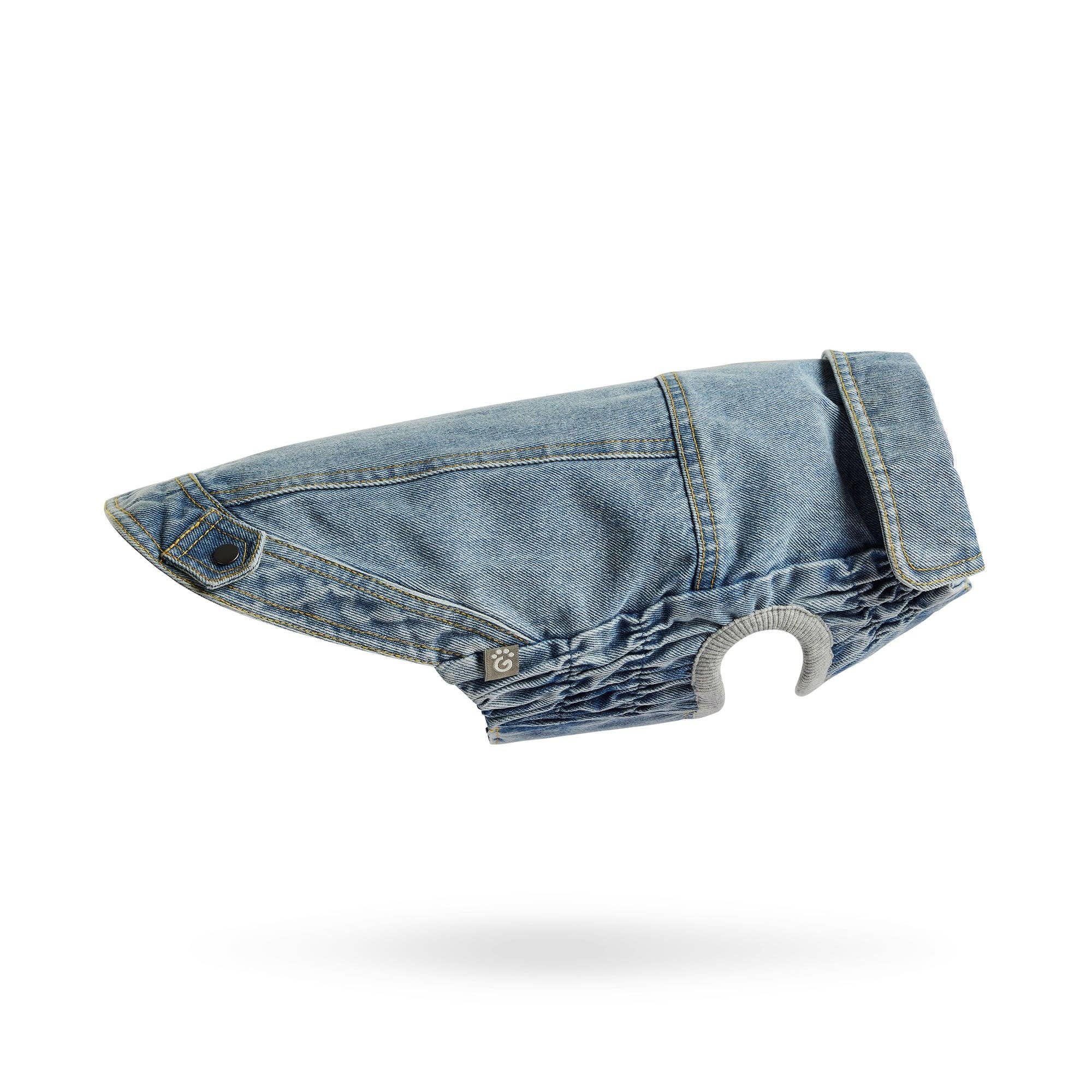 GF Pet - Wholesale Pet Jacket - Dog - Denim Jacket All Season - Light Wash3