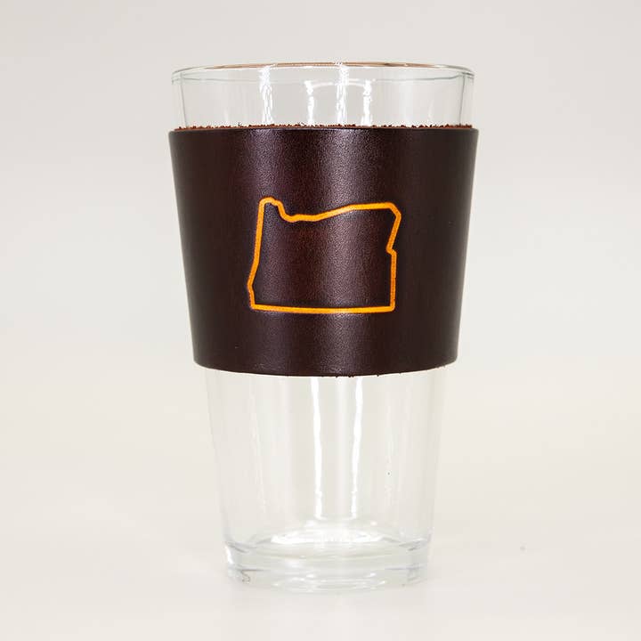 Läderölglas - Oregon State Outline för wholesale av Lindy Leather
