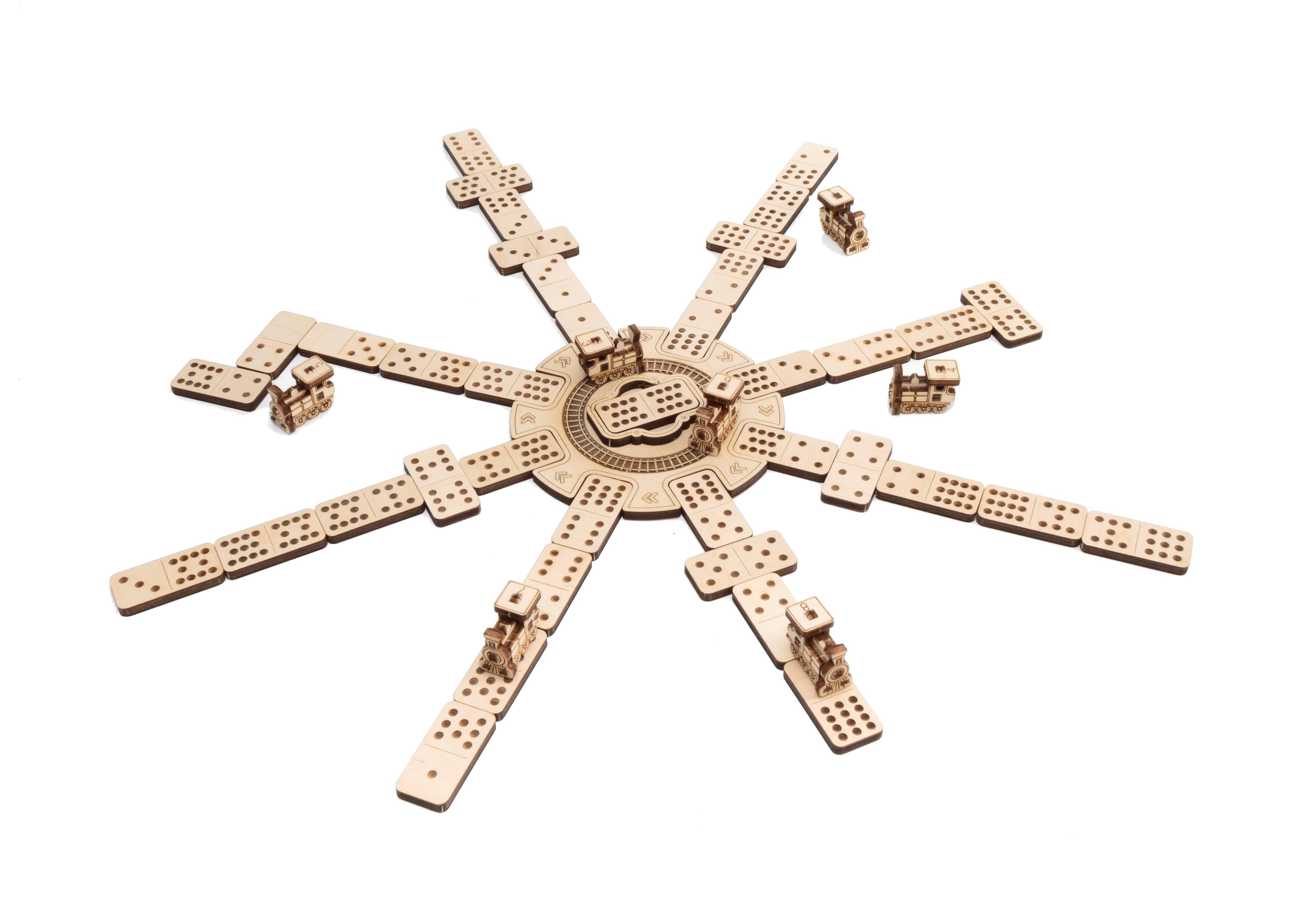 ARTVENTURE - Wholesale DIY Craft Kit - Mexican Train Domino Construction Kit0