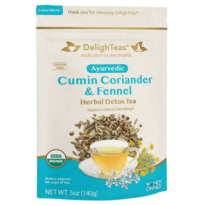 Ayurvedic Cumin, Coriander & Fennel - Loose Tea for wholesale by DelighTeas®