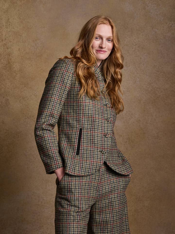 Nicole Tweedjacke - Hacking Check für den Großhandel von Jack Murphy Clothing