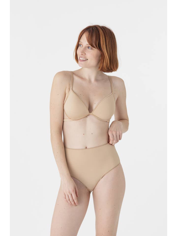 Maison Lejaby – Großhandel Unterwäsche – Damen – Maison Lejaby Unsichtbare weiße High-Waist-Höschen9