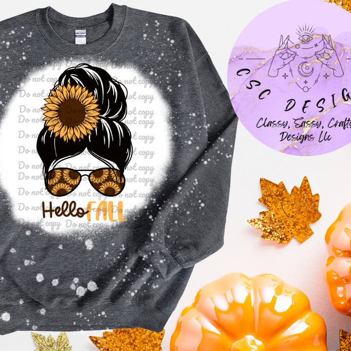 Hej höst crewneck för wholesale av Classy, sassy, crafty designs llc