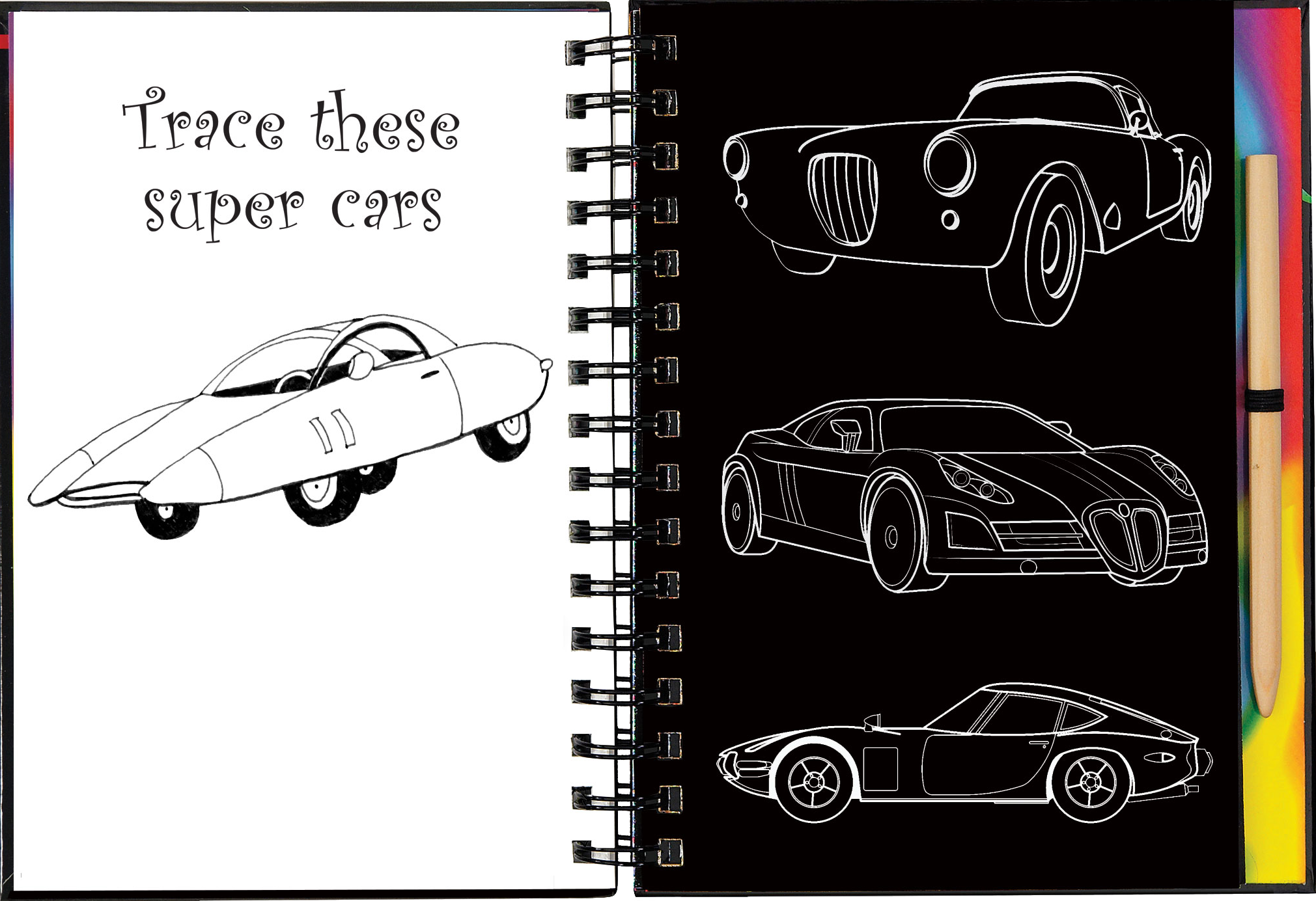 Peter Pauper Press - Wholesale Sketchbook/Sketchpad - Super Scratch and Sketch4