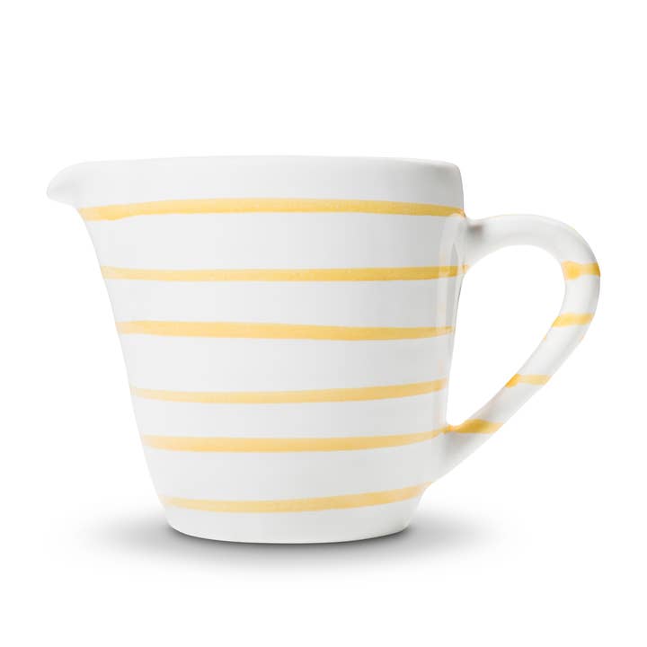 Scolino per latte gourmet giallo fiammato (0,2 l) per la vendita all'ingrosso da parte di Gmundner Keramik Handels GmbH