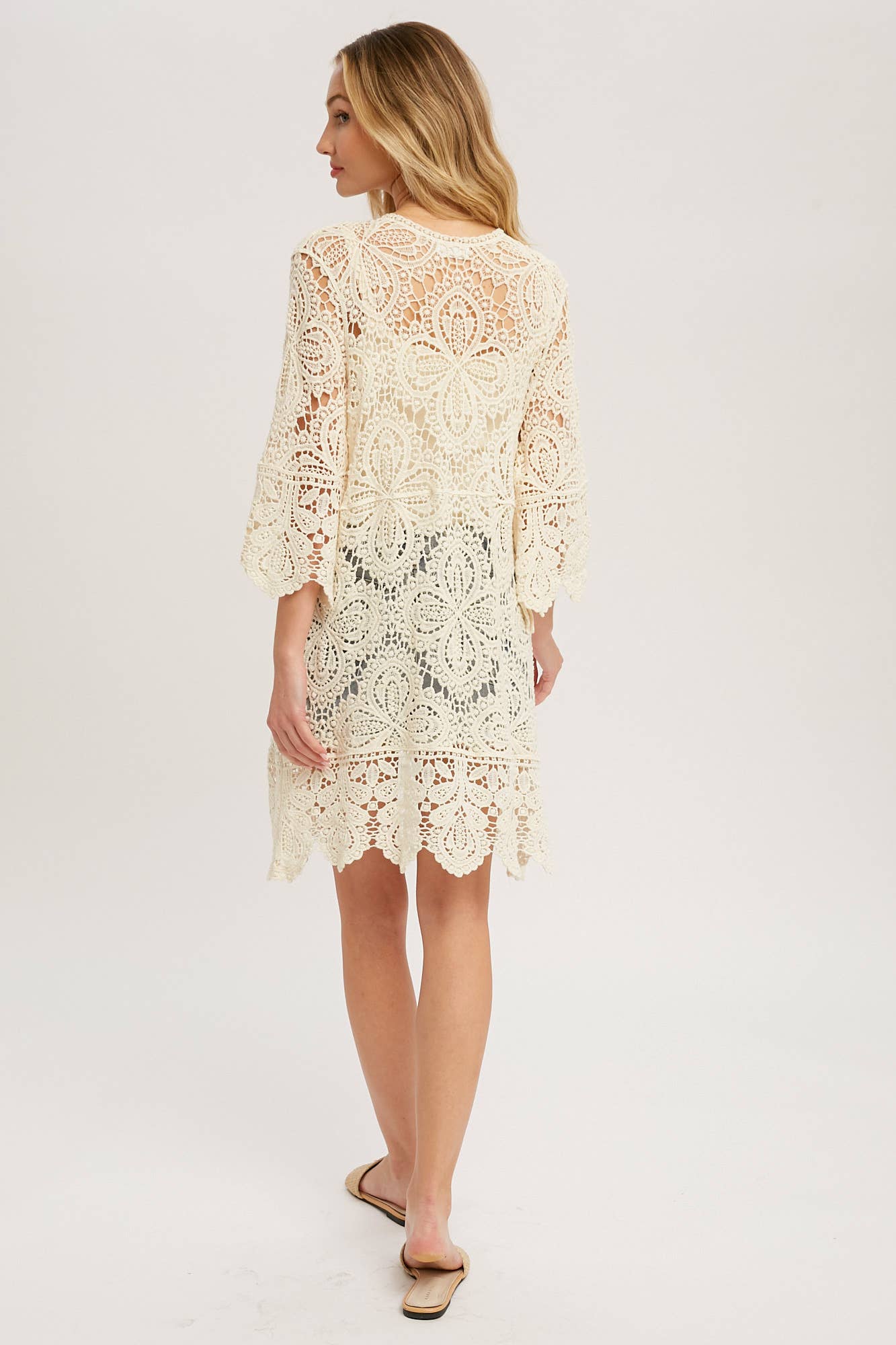 Bluivy - Wholesale Cardigan - Women's - CROCHET LACE CARDIGAN8