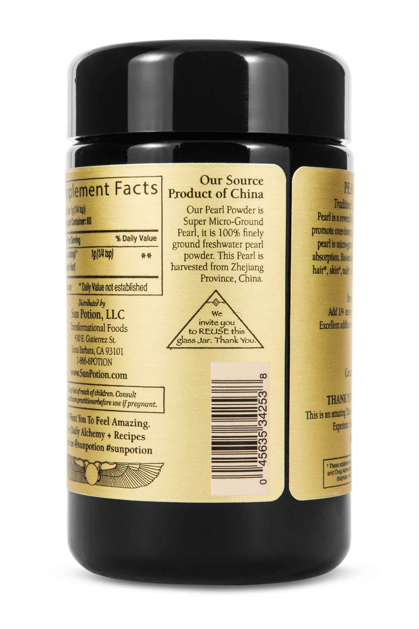 Sun Potion - Vendita all'ingrosso Proteine/superfood in polvere - Polvere di perla (sostenibile, d'acqua dolce)5