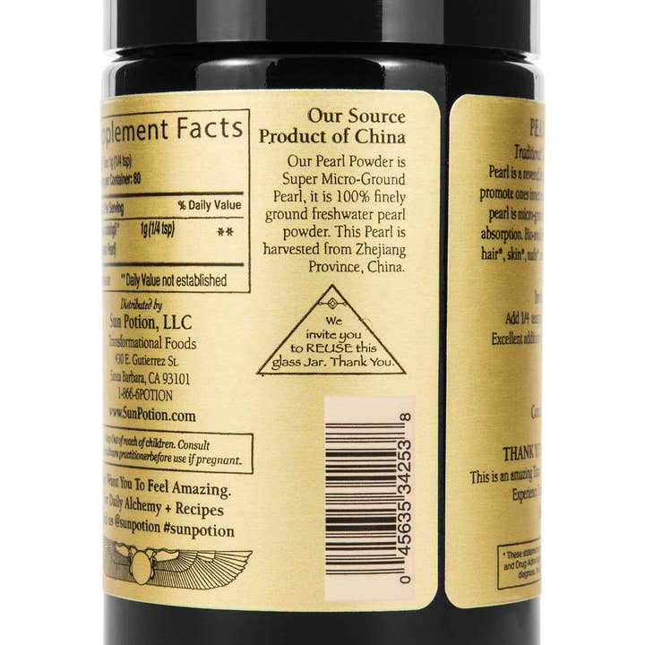 Sun Potion - Wholesale Protein/superfood powder - Pearl Powder (sustainable, freshwater)5