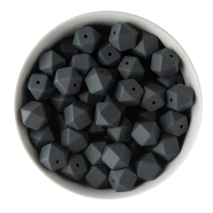 Cara & Co Silicone Craft Supply - Wholesale Beads - 14mm Hexagon Silicone Beads8