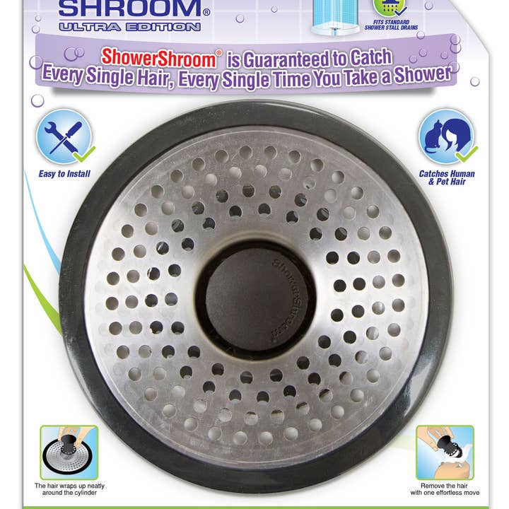 TubShroom - Wholesale Sink Strainer/Stopper - ShowerShroom Ultra Shower Stall Drain Strainer (Stainless)