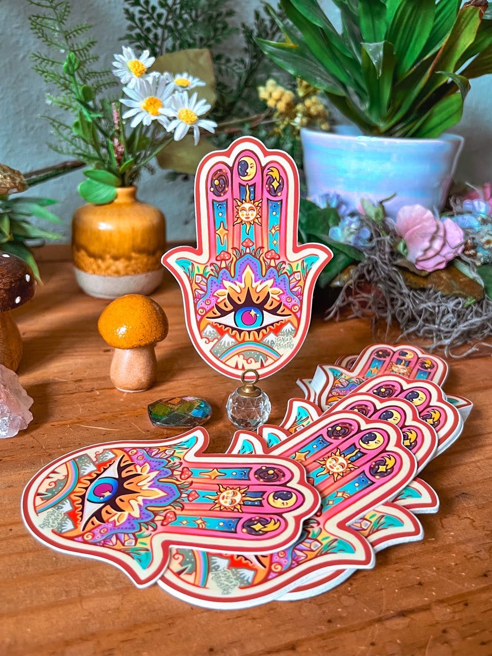 SeeknRevel – wholesale Sticker – Hamsa Hand Sign - Sticker1