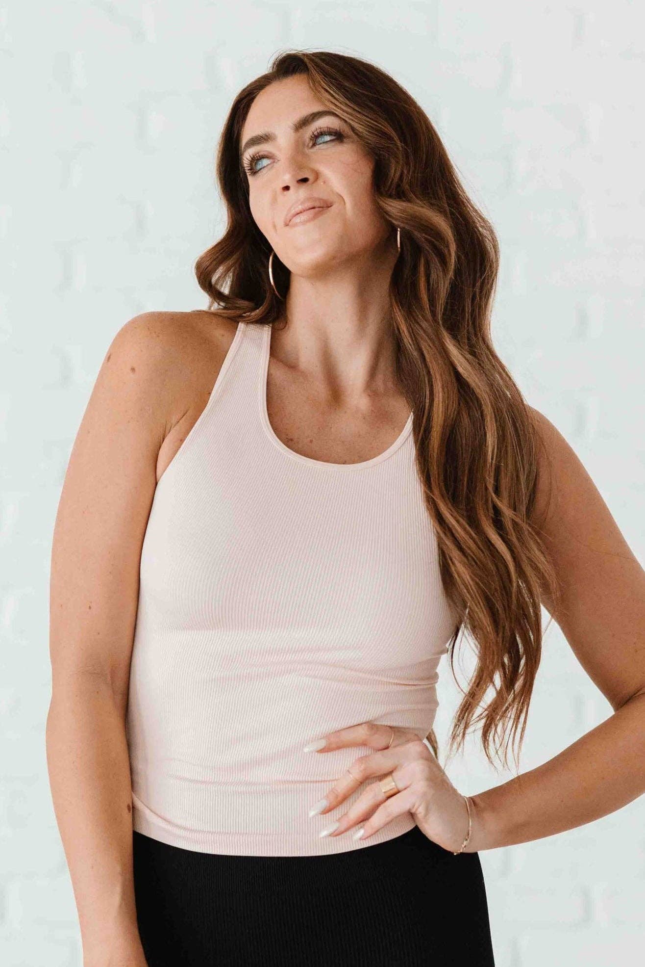 Comfort Cove Clothing - Wholesale Tank Top - Women's - Full Length Racerback - Peachy Pink