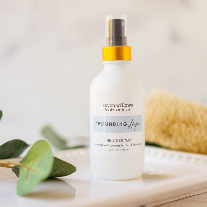 Room and Fine Linen Mist / Abounding Hope for wholesale by seven willows body care co.